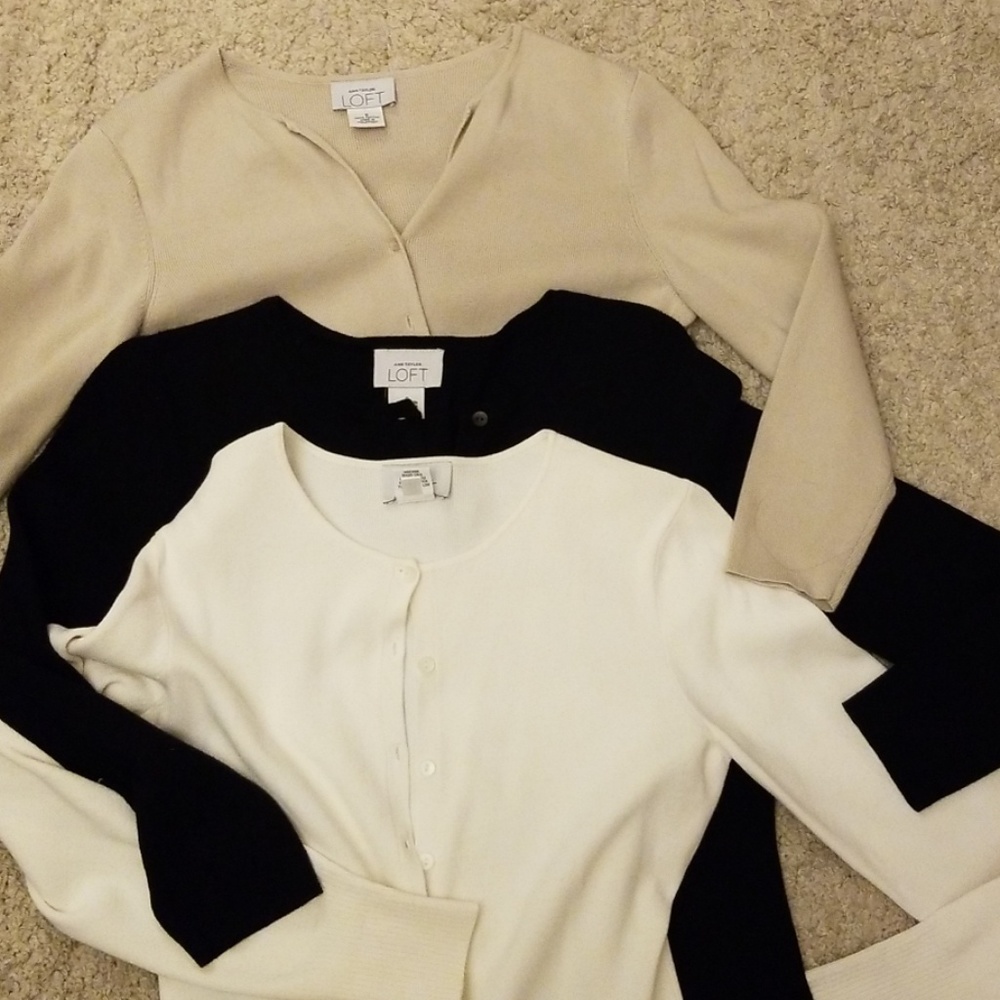 3 Ann Taylor Cardigans